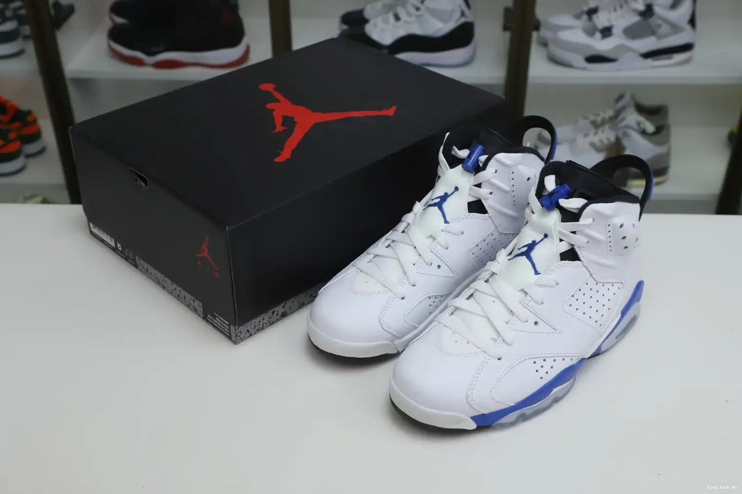 BLUE RETRO 6 SPORT AIR JORDAN Kimikick 0813